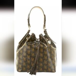 Dooney and Bourke 1975 Drawstring Bucket Bag